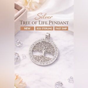 Tree of Life pendant 4cm silver.925 made in Guadalajara, Mexico NEW